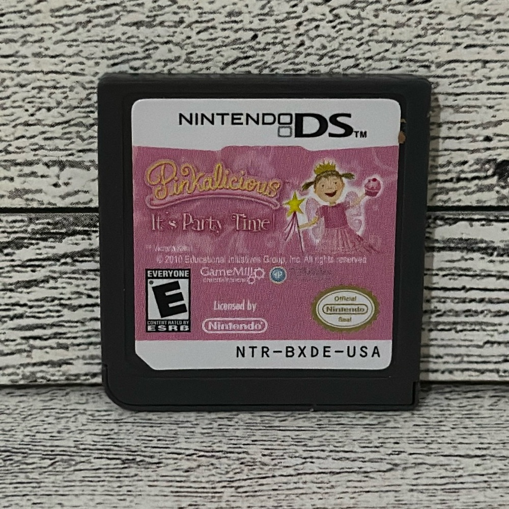 Pinkalicious It's Party Time Nintendo DS Game only missing case